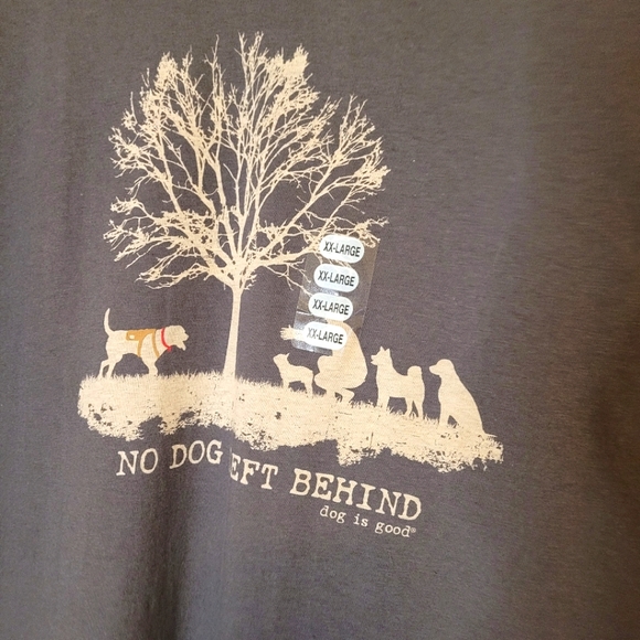 Dog is Good Men Charcoal Grey T Shirt Size XXL - Picture 5 of 8